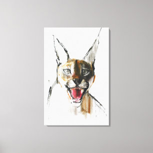 Snarl Canvas Afdruk
