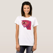 Snarling Cat T-shirt (Voorkant volledig)
