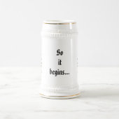 Snarling Graeko Beer Stein Bierpul (Center)