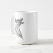 Snarling Graeko Esquisse/Citation Mug (Devant gauche)