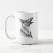Snarling Graeko Esquisse/Citation Mug (Gauche)