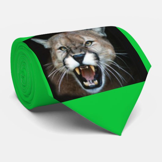 Snarling Panther Stropdas (Opgerold)