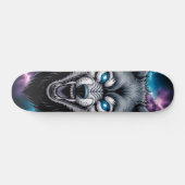 Snarling wolf head Skateboard (Horz)