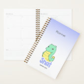 Snat (Serpent + Chat) Agenda Violet (Devant avec enveloppe)