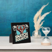 Snatch Squatch - Grappig Gewichtheffen Fotoplaat (Insitu)