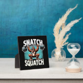Snatch Squatch - Grappig Gewichtheffen Fotoplaat (Insitu)