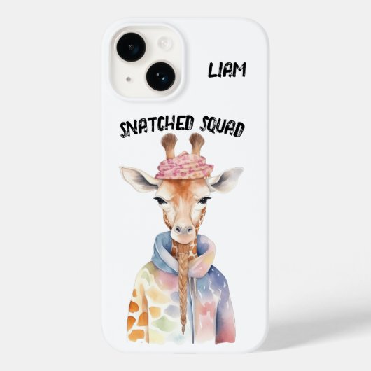 "Snatched Squad" Giraffe Case-Mate iPhone Case (Achterkant)