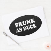 SNATER ALS EEND OVALE STICKER (Envelop)