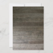 Snavel Bash Hipster Verlofsfeest Uitnodiging (Achterkant)