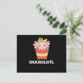 Snaxolotl Axolotl Lover Cute Animals Briefkaart (Staand voorkant)