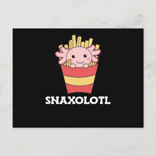 Snaxolotl Axolotl Lover Cute Animals Briefkaart (Voorkant)