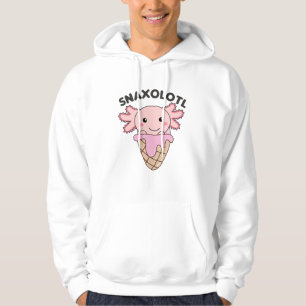 Snaxolotl Axolotl Lovers Sweet Animals Ice Cream Hoodie