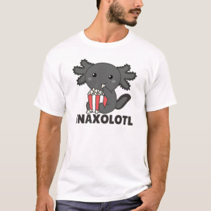 Snaxolotl Axolotl Lovers Sweet Animals Popcorn T-shirt