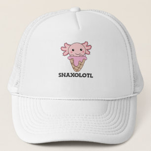 Snaxolotl Axolotl Strawberry Ice Lovers Trucker Pet