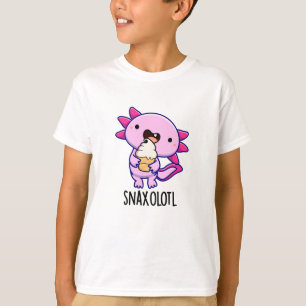Snaxolotl Grappig Axolotl Pun T-shirt