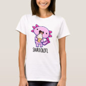 Snaxolotl Grappig Axolotl Pun T-shirt (Voorkant)