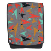 Snazzy Atomic Arrows Pattern  Fifties Style Rugtassen (Voorkant)