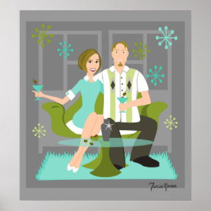 Snazzy Couple Poster