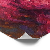 Snazzy Femme Hippo Portrait Mardi Gras Poster (Coin)