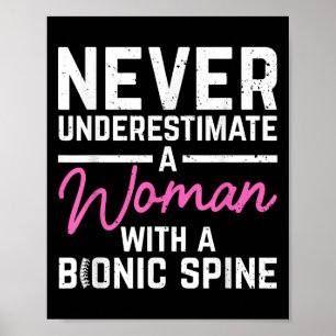 Sne Chirurgie Art voor Vrouwen Snal Fusion Na Rug Poster
