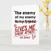 Sneak Attack Kaart (Gele Bloem)