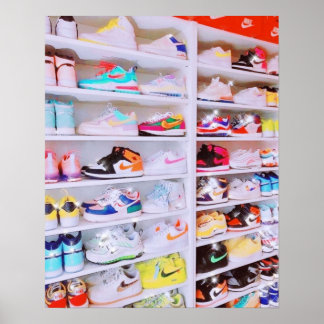 sneaker op sneakers poster