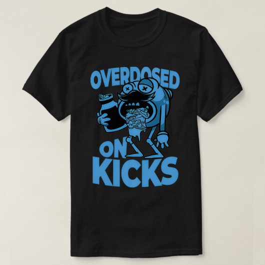 Sneakerhead Geïnspireerd schoen Overdosering Verwa T-shirt (Design voorkant)