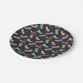 Sneakers-patroon Papieren Bordje (Gekanteld)