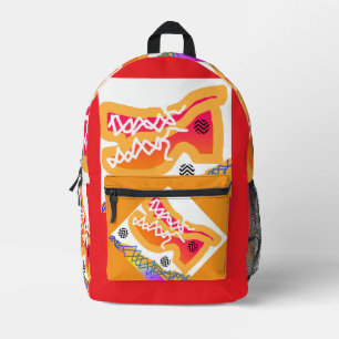 Sneakers terug naar school bedrukte rugzak