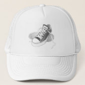 Sneakers Trucker Hat Art Trucker Pet (Voorkant)
