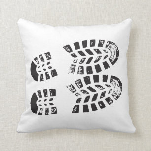 Sneakers Zwart & Wit Afdruk Kussen