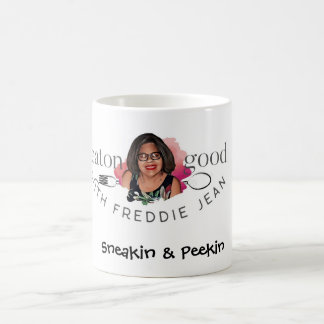 Sneakin en Peekin koffiekopje Koffiemok