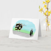 SNEAKY 50E VERJAARDAG KAART (Gele Bloem)