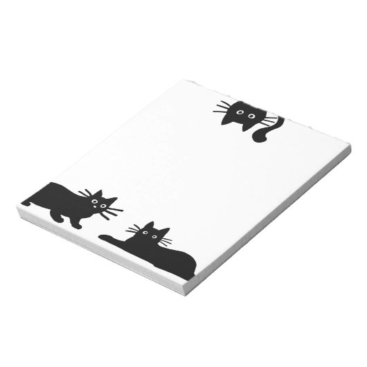 Sneaky Black Cats | Cool Kitty Cat Lover's Funny Notitieblok (Gedraaid)