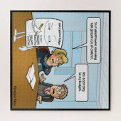 Sneaky Budget Funny Jigzaag Puzzle Legpuzzel (Horizontaal)