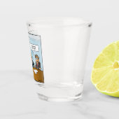 Sneaky Budget Funny Shot Glass Glas (Rechts)
