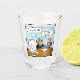 Sneaky Budget Funny Shot Glass Glas