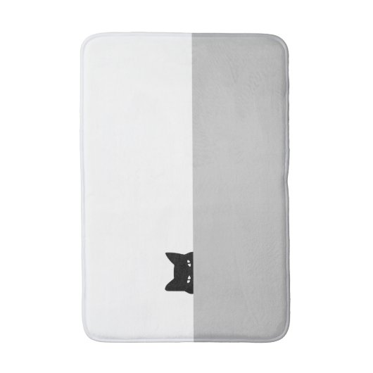 Sneaky Cat Bath Mat (Voorkant Verticaal)