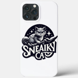 Sneaky cat iPhone 13 pro max hoesje
