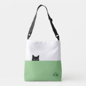 Sneaky Cat Crossbody Bag Crossbody Tas (Achterkant)