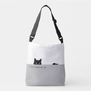 Sneaky Cat heeft je een cadeau gegeven Crossbody Tas