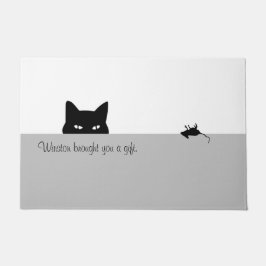 Sneaky Cat heeft je een cadeau gegeven Deurmat