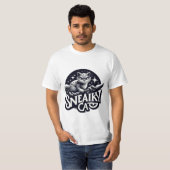 Sneaky cat t-shirt (Voorkant volledig)