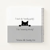 Sneaky Cat Touchy Feely Carnet (Dos)