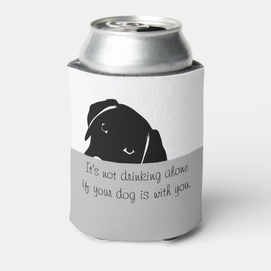 Sneaky Dog Drink niet alleen Koelbox Blikjeskoeler (Blikje Achterkant)