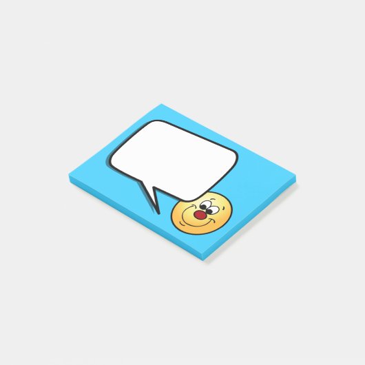 Sneaky Face Grumpey Post-it® Notes (Schuin)