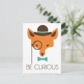Sneaky Fox Briefkaart (Staand voorkant)