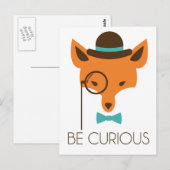 Sneaky Fox Briefkaart (Voorkant / Achterkant)