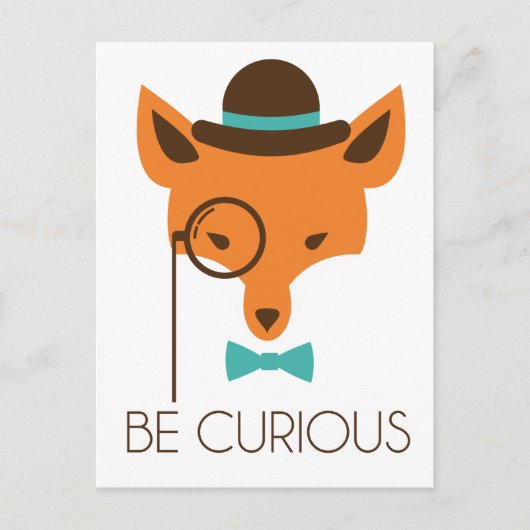 Sneaky Fox Briefkaart (Voorkant)