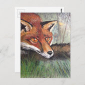 Sneaky Fox Briefkaart (Voorkant / Achterkant)